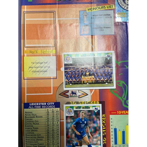 222 - Merlin Sticker Album 95, Near Complete, Missing No50, Leicester City had no manager at time of this ... 