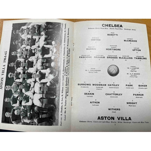 331 - 1964/65 Chelsea v Aston Villa, League Cup Semi Final, Second leg. Clean