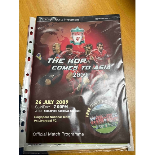 195 - 2003 Liverpool in Hong Kong for friendly, Great condition, includes Liverpool Poster