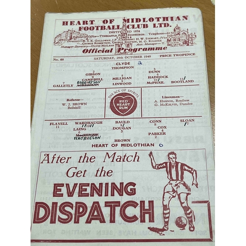 13 - 1949//50 Hearts v Clyde, sof, tc