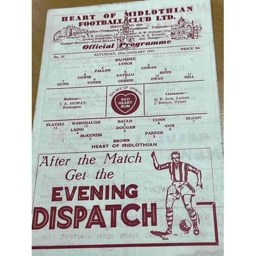 14 - 1949//50 Hearts v Dundee, Clean