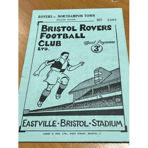 18 - 1948/49 Bristol Rovers v Northampton Town. Good