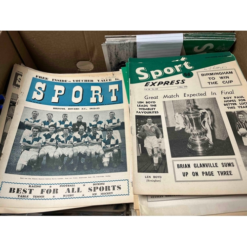 2 - 1 x Banana Box of 40's and 50's Magazines, Including Sports Reporter, World Sports, plus others.