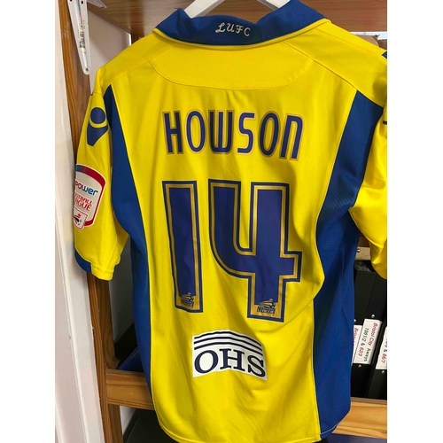 234 - Leeds United, Match Worn shirt, Johnny Howson 2009/10 number 14 shirt