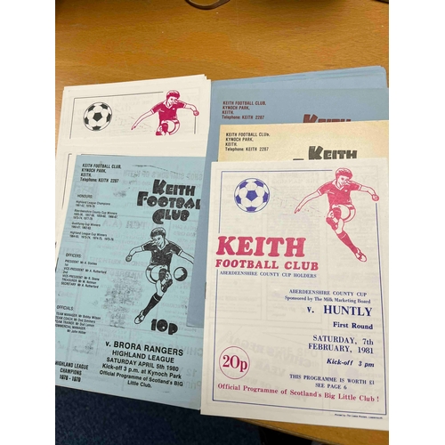 162 - KEITH HOMES x 22 All in mint condition, 1979/0 to 1981/2 including Inverness Clach, Fraserburgh, Inv... 