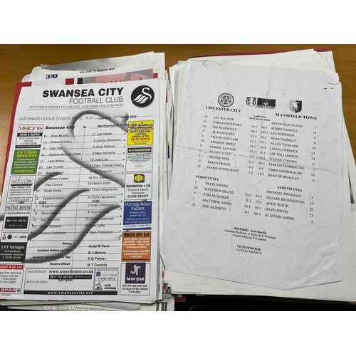 347 - 150+ League S/S Team sheet and Programme Issues, reserves, Youth and First team matches, Chelsea, Ma... 