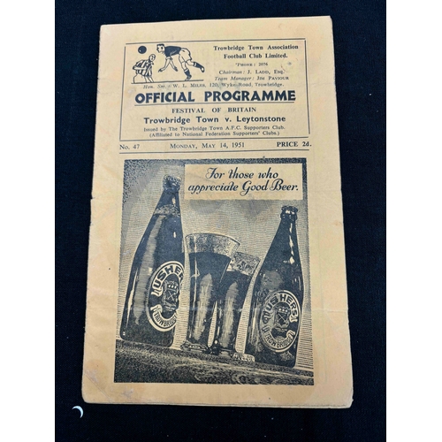 32 - Festival of Britain - Trowbridge v Leytonstone 14/5/51