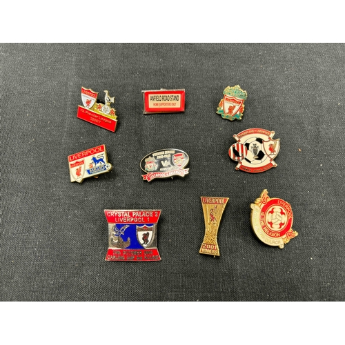 60 - 9 Liverpool Badges,