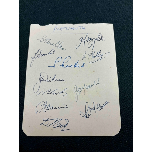 6 - 1947/48 Autograph sheets, includes Bury FC (12) , Charlton (13), Everton (14), Nottingham Forest (16... 