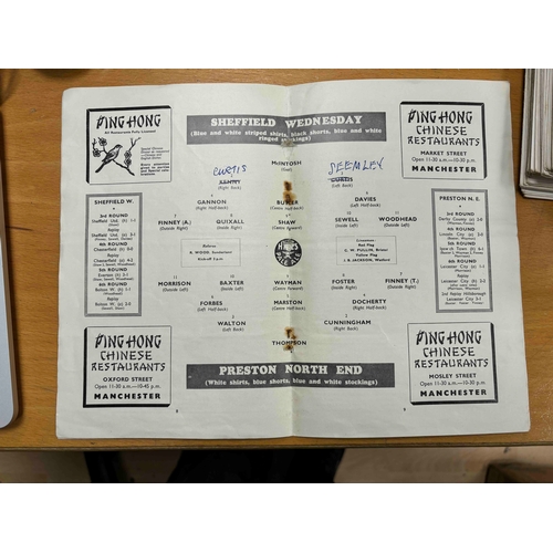 33 - 1954 FA Cup Semi Final, Preston North End v Sheffield Wednesday, RS and TC