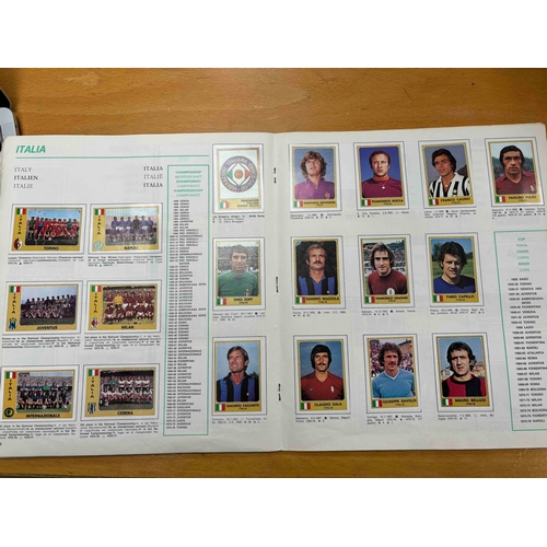 135 - Panini EURO Football album from 1977/78. missing just 3 stickers, Numbers 10, 205, 285), in good con... 