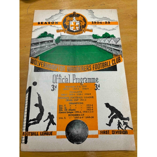 183 - 1954/55 Wolves v Chelsea (Championship winning season). TC