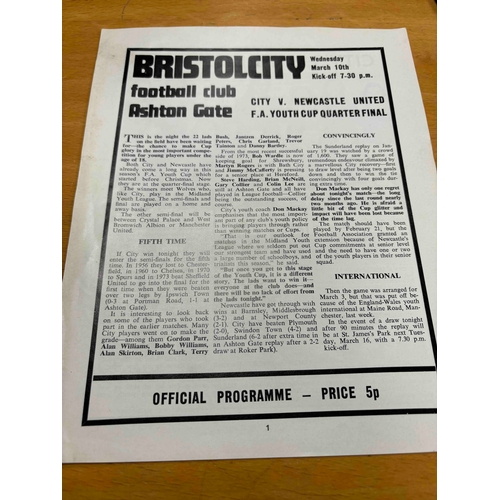 206 - Bristol City Reserves - Birmingham reserves v Bristol City reserves 4/3/1961 single sheet fold/slcr,... 