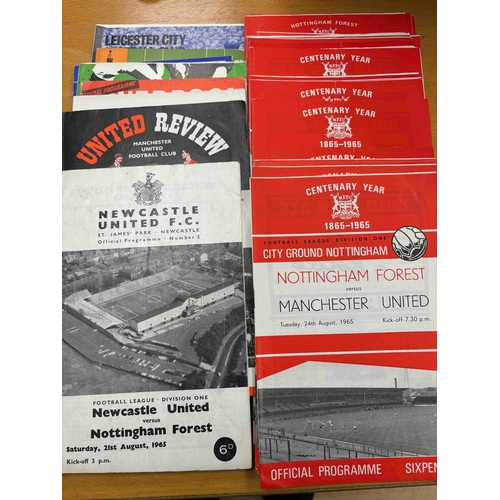 218 - Nottingham Forest 22 x Home and 23 x away 1965/66