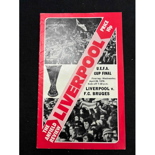 277 - 1976 UEFA Cup Final, Liverpool v FC Bruges. Good