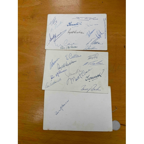 207 - 3 Norwich postcards (26 autographs to back) 1959/60