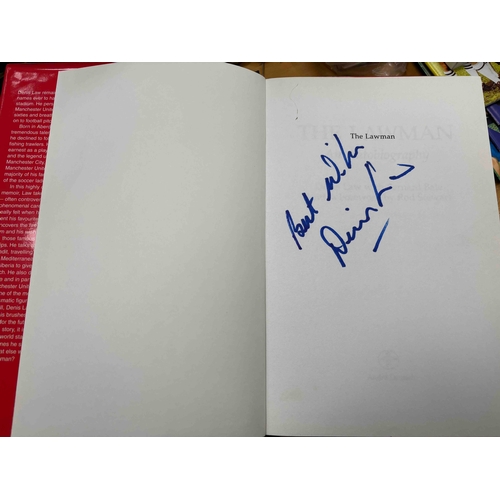 5 - Book 'The Lawman' signed by Denis Law. Written by Bernard Bale