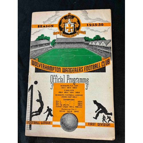 81 - Wolves v Man Utd 18/2/1956, clean