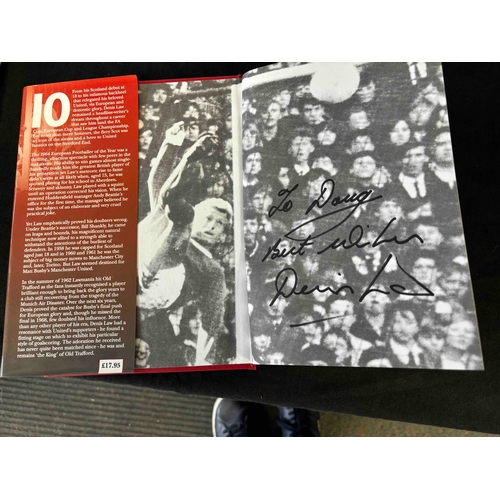 86 - Denis Law signed book, 'The King', by Brian Hughes MBE.