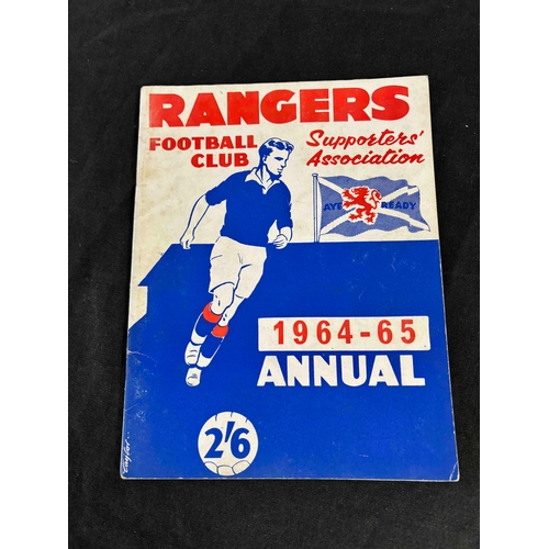 220 - 1964/65 Rangers FC Supporters Association Annual. With poster good