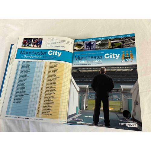 46 - Manchester City - Last season at Maine Road. Bound volume, Excellent condition