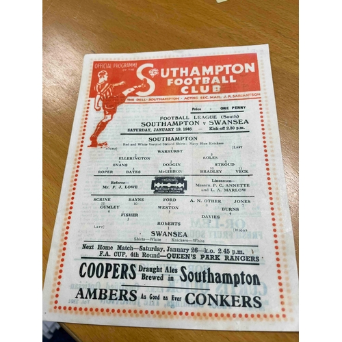 100 - 1945/46 Southampton v Swansea, Sl cr.