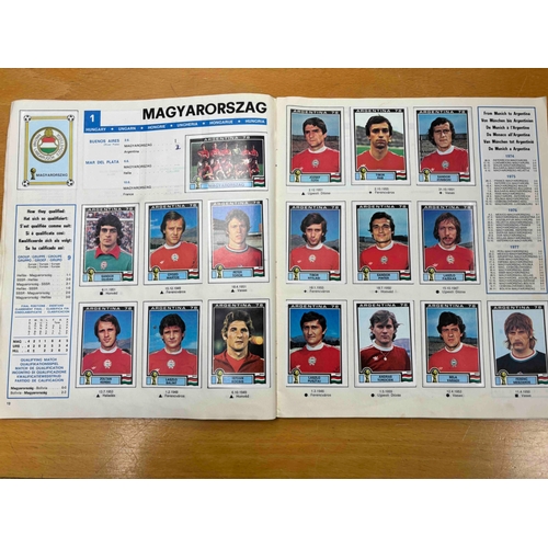 168 - Panini Argentina World Cup 78 Complete Album, some scores filled in.