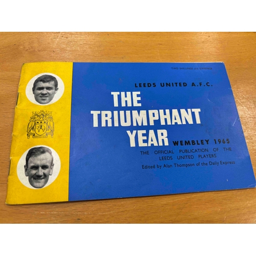67 - Leeds United 'the Triumphant Year' Wembley 65. Presentation edited by Alan Thompson of the Daily Exp... 
