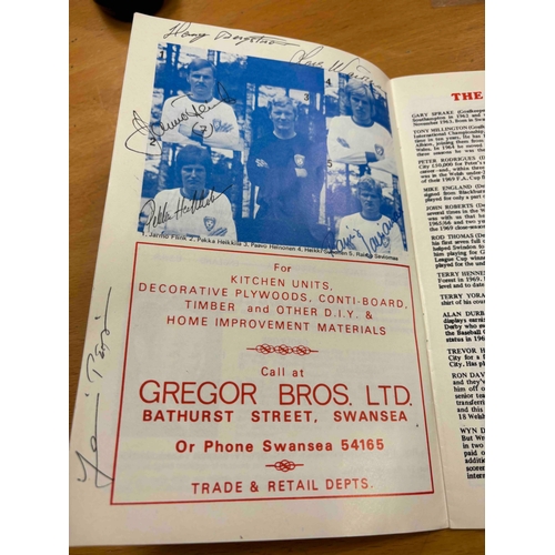 70 - 1971 Wales v Finland European Championship Qualifyers. Signed by most of the Finish team plus the of... 