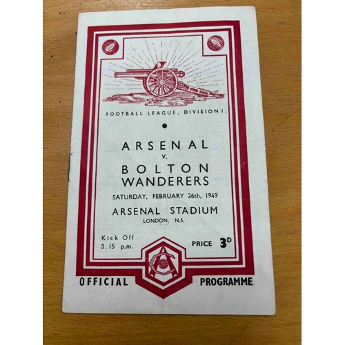 79 - Arsenal v Bolton Wanderers 1948/49, TC