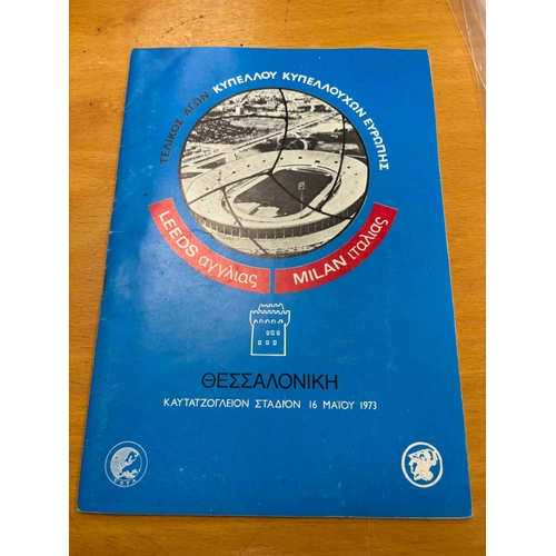 90 - 1973 Cup Winners Cup Final - AC Milan v Leeds United, good condition