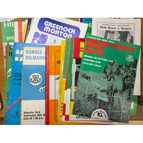 240+ Scottish Programme box. 60s/70s, mostly 70s, Some League Cup Semi ...