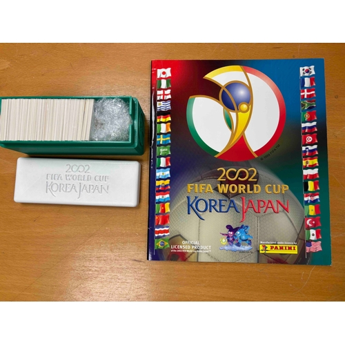 10 - Panini World Cup 2002, Complete Loose set including empty album with special box.