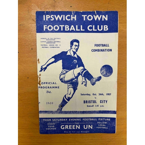 36 - 1957/58 Ipswich Town v Bristol City Reserves, Football Combination, RS removed