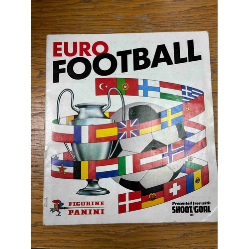 6 - Panini Euro Football 1977, no writing and Complete, covers slight marks and small damage to spine.