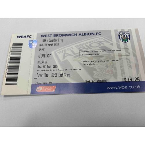 202 - Ticket West Brom v Coventry 2009/10