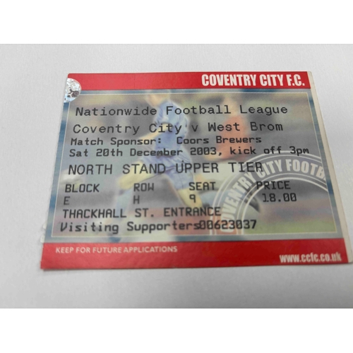 204 - Ticket Coventry v West Brom  2003/4