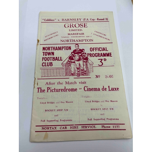 235 - 1950/51 Northampton Town v Barnsley, FA Cup, RS removed.