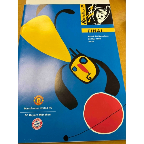 27 - Manchester United Programme - 1999 Champions League Final. Treble year and probably one of the best ... 