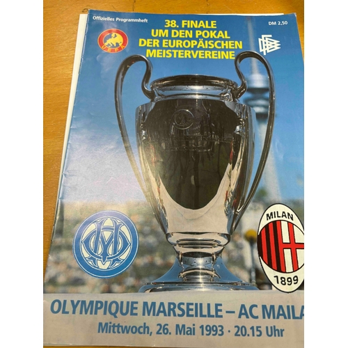 39 - 1993 European Cup Final, Olympique Marseille v AC Milan, in Munich, A4 Issue.