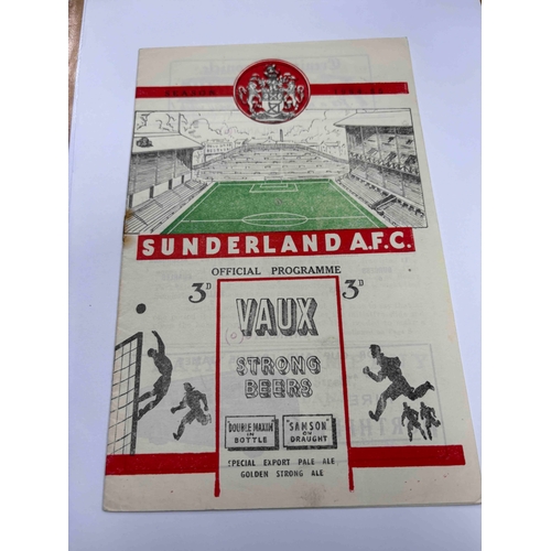 41 - 1954/5 Sunderland v Swansea FAC rs score on team page
