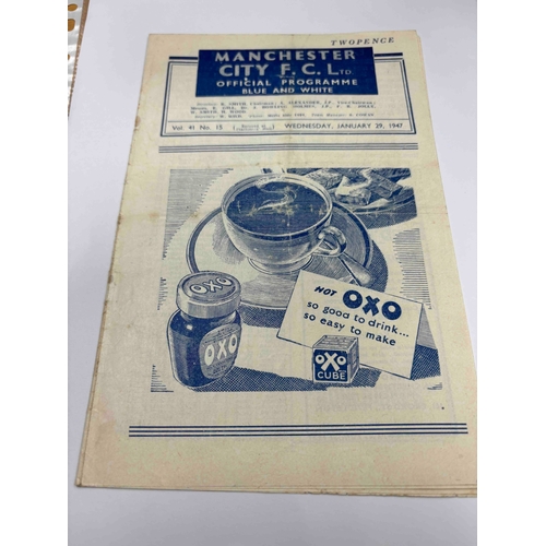 45 - 1946/7 Manchester City v Bolton FAC Replay fold tc played Wednesday afternoon