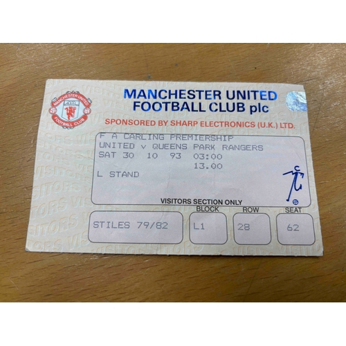 50 - Manchester United Ticket 1993/94 Home v Queens Park Rangers.