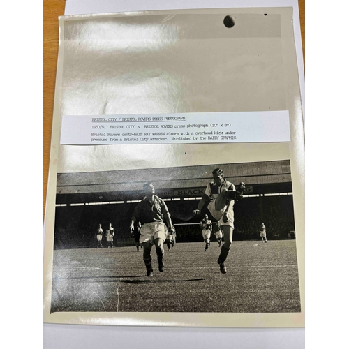 726 - 1950/51 Bristol City v Bristol Rovers, Press photo, 10