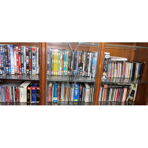 138 - SELECTION OF MUSIC CDS, DVDS, AND BOX SETS