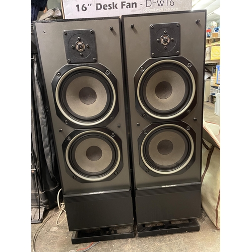 144 - PAIR OF MORDAUNT SHORT SPEAKERS