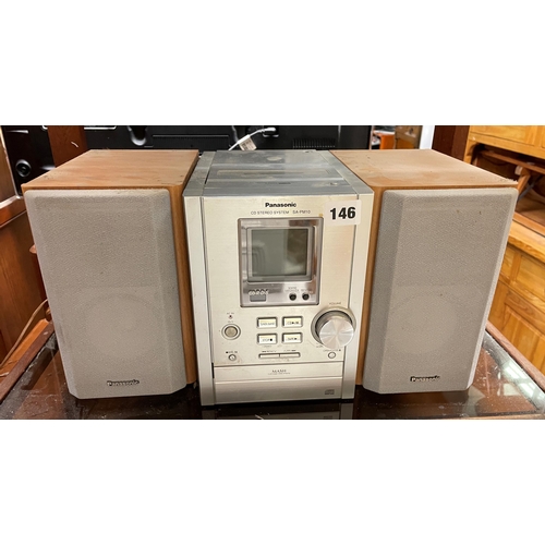 146 - PANASONIC CD STEREO SYSTEM