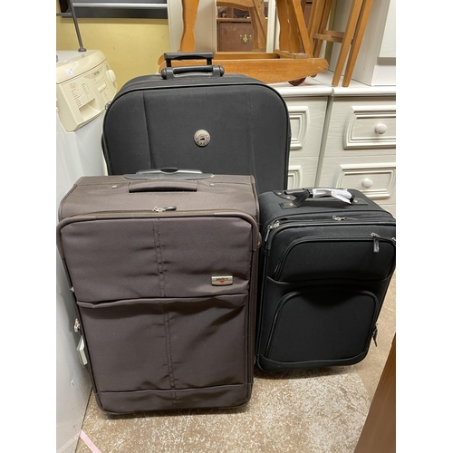 150 - THREE NYLON SUITCASES