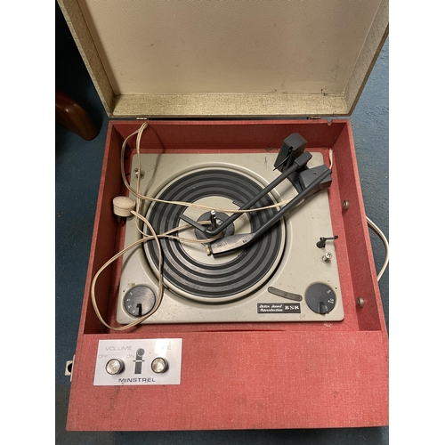 177 - PORTABLE TABLE TOP RECORD PLAYER