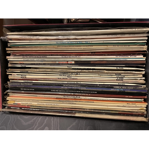 229 - VINYL CASE OF LP RECORDS MAINLY CLASSICAL